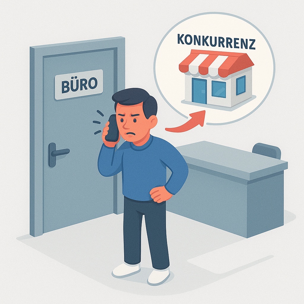 Kunden springen zur Konkurrenz ab